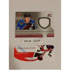 Nathan MacKinnon Jersey Relics 2018-19 Tim Hortons Upper Deck NHL J-NM SKU#12244